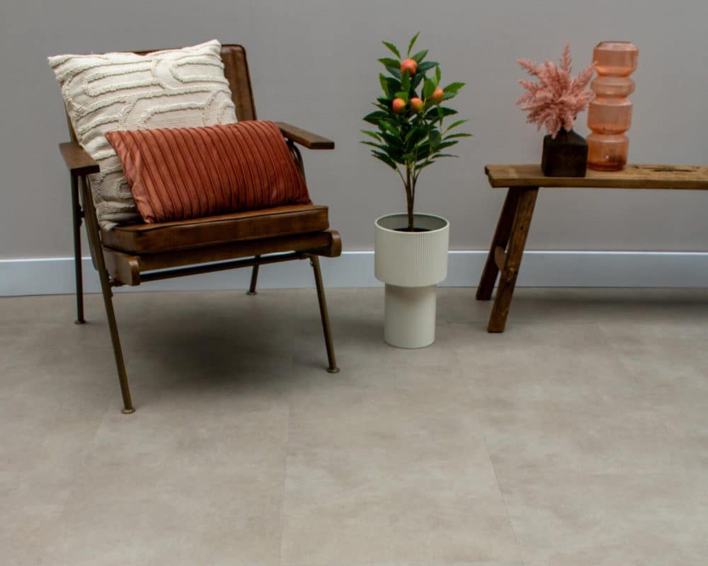 Klik PVC Vloer | Tegel | 91,4x45,7 cm | 5 mm dik | Geschikt voor vloerverwarming | Ekofloors