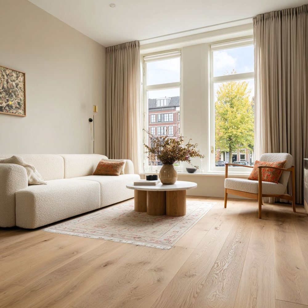 Lijm PVC Vloer | Plank | Eiken Houtlook | 150,5x23,5 cm | 3 mm dik | Geschikt voor vloerverwarming | TV92