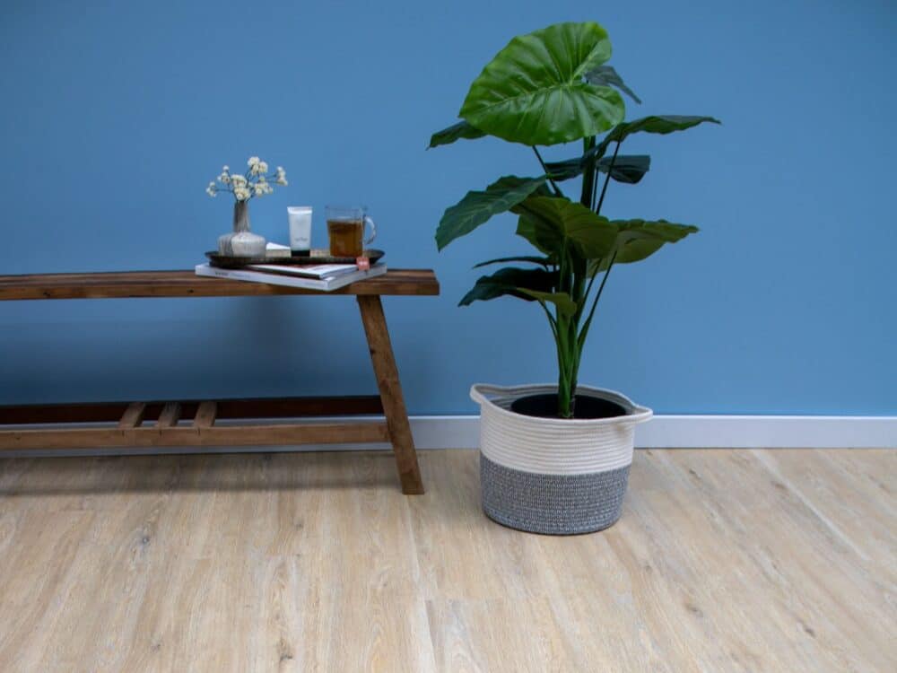 Lijm PVC Vloer | Plank | Eiken Houtlook | 122,9x23,8 cm | 2 mm dik | Geschikt voor vloerverwarming