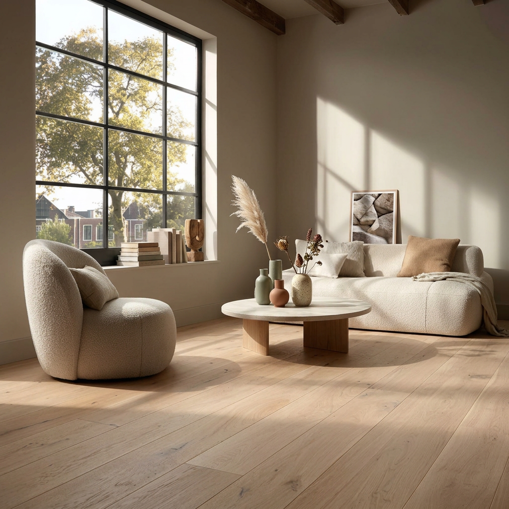 Multiplank Eiken | Rustiek Ambiance | 190x19 cm | 10 mm dik | Geschikt voor vloerverwarming
