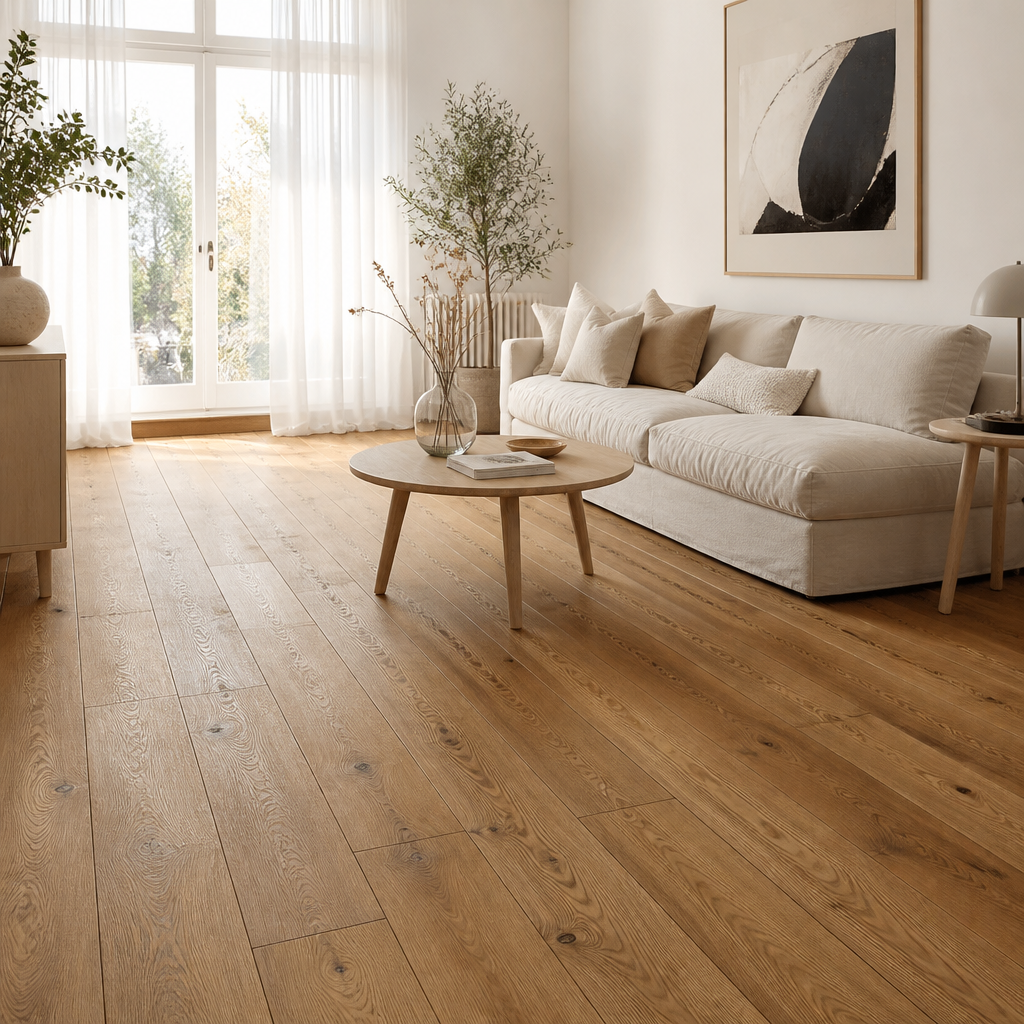Eiken Lamelparket | Rustiek | 190x19 cm | 14 mm dik | Geschikt voor vloerverwarming