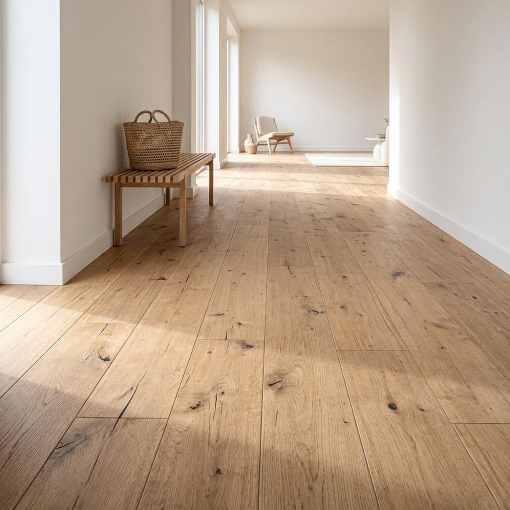 Eiken Lamelparket | Rustiek | 220x26 cm | 15 mm dik | Geschikt voor vloerverwarming