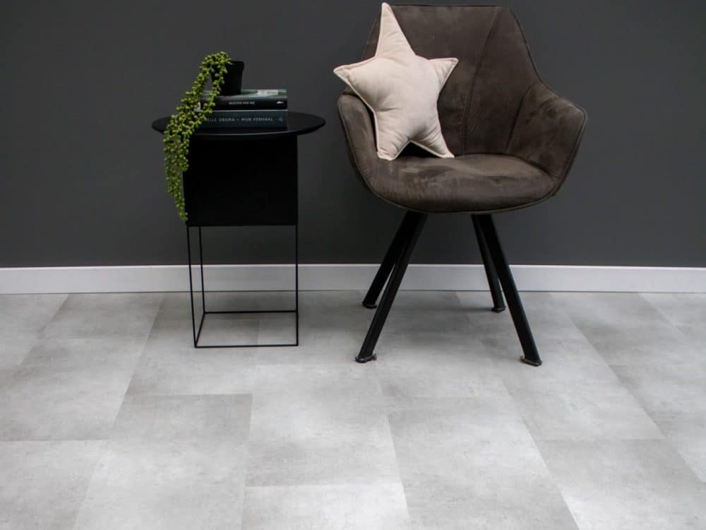 Klik PVC Vloer | Tegel | 61x30,5 cm | 4 mm dik | Geschikt voor vloerverwarming